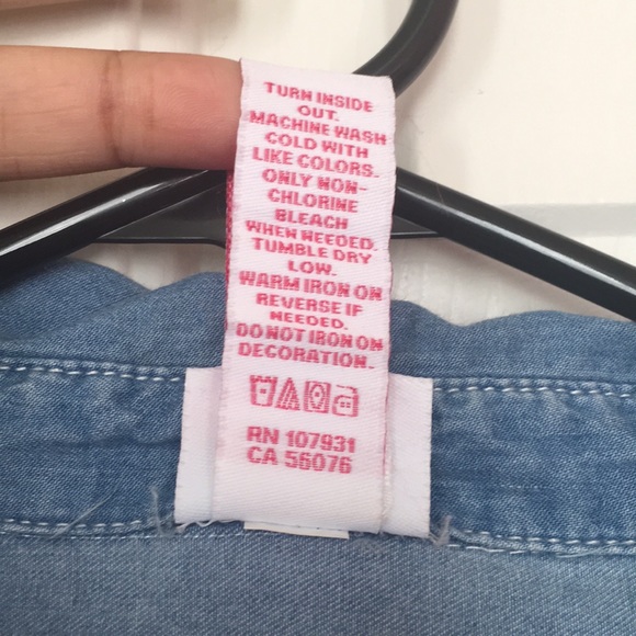 Floral Dress w/ Chambray Top - Picture 6 of 6